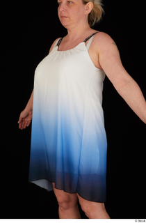 Donna dressed trunk upper body white-blue dress 0002.jpg